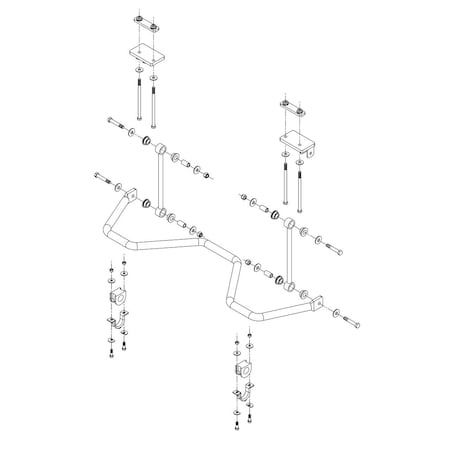 Roadmaster SWAYBAR KIT, DODGE 3500 REAR 1129-124